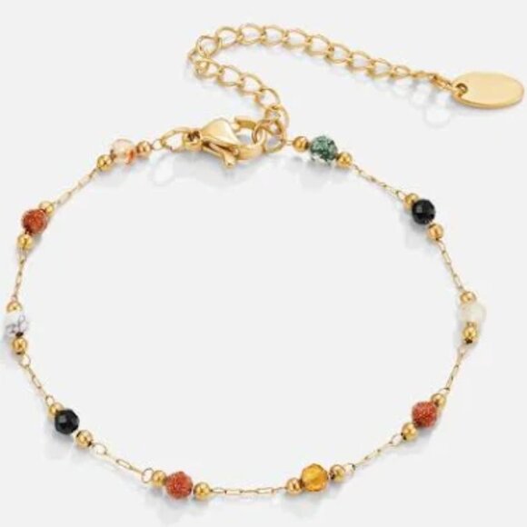 Lulu Beaded Stone Bracelet/Brand New - Picture 3 of 11